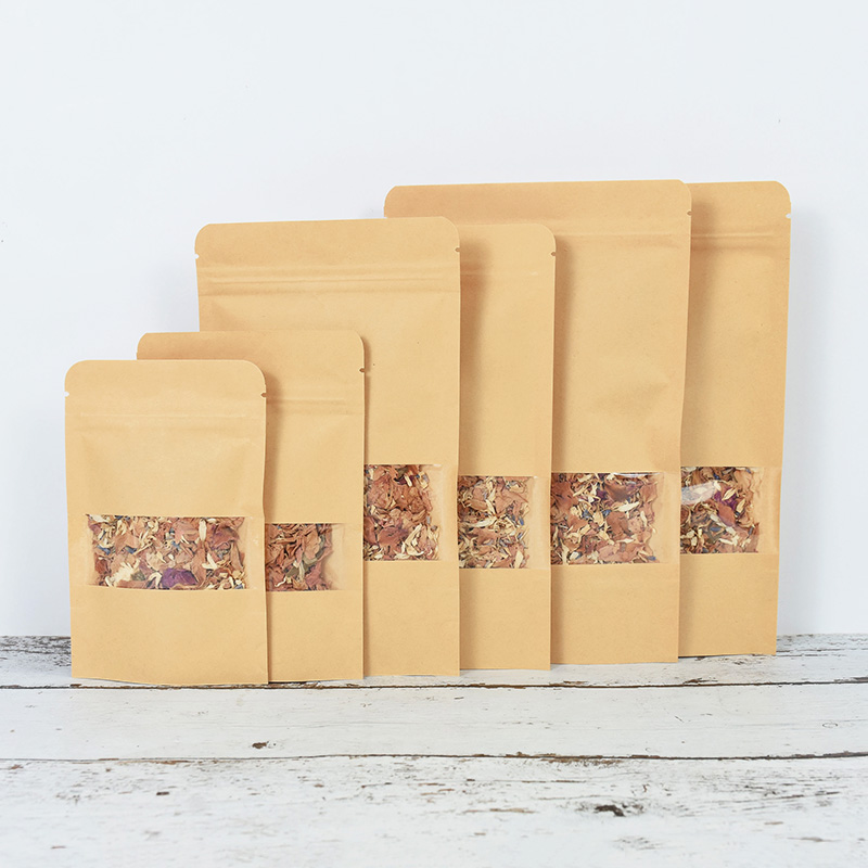 20/50pcs Kraft Paper Zip Lock  - Food Storage Zip Bags recensie en prijs