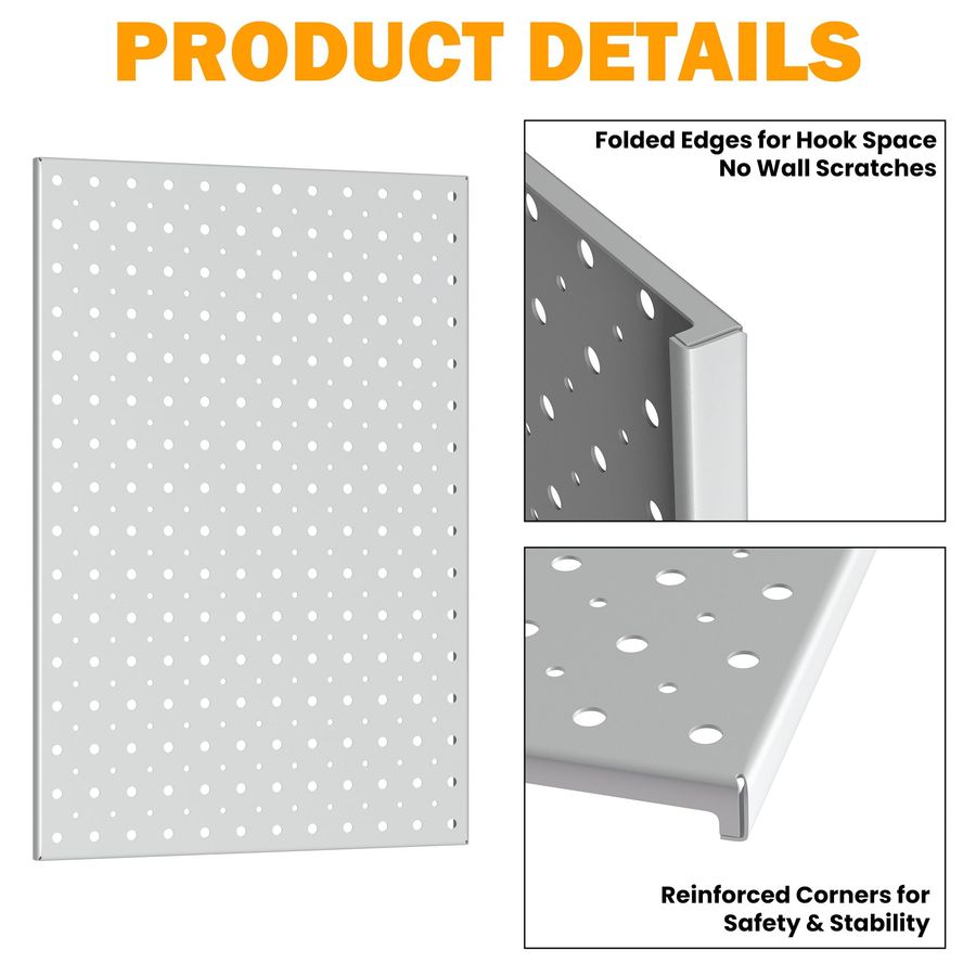 Metal Pegboard Panels, 16 x 12 - Food Storage Organizer recensie en prijs