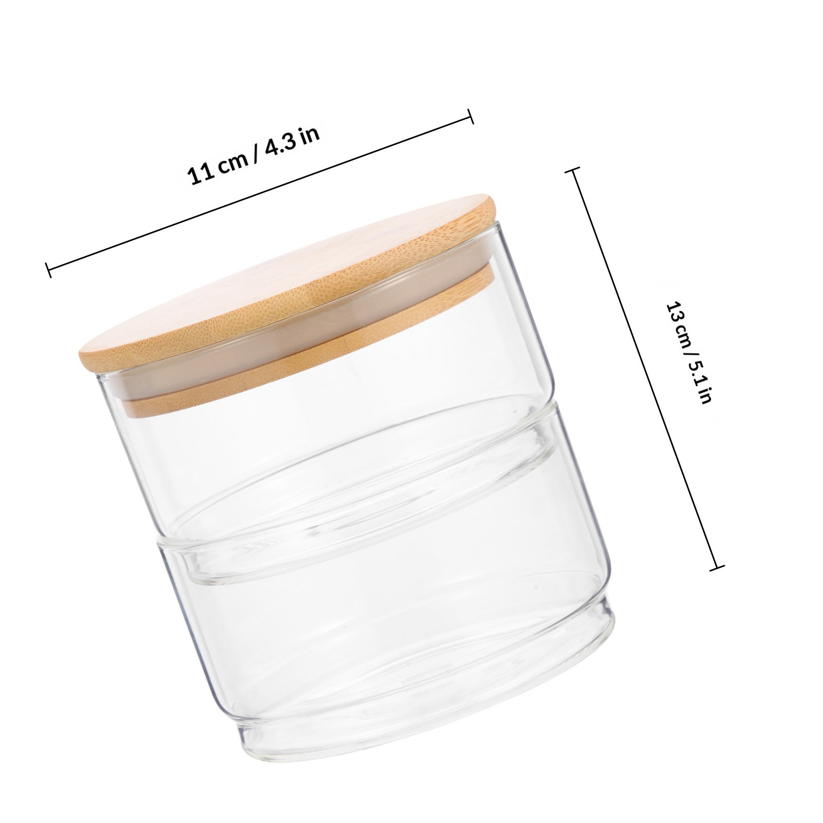 1Set Clear Heavy-Duty Glass Se - Food Storage Containers With Lids recensie en prijs