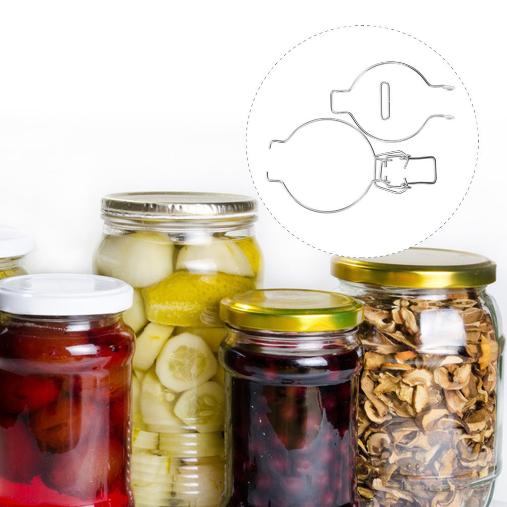 12Pcs Glass Jar Wire Clamps St - Food Storage In Stainless Steel recensie en prijs