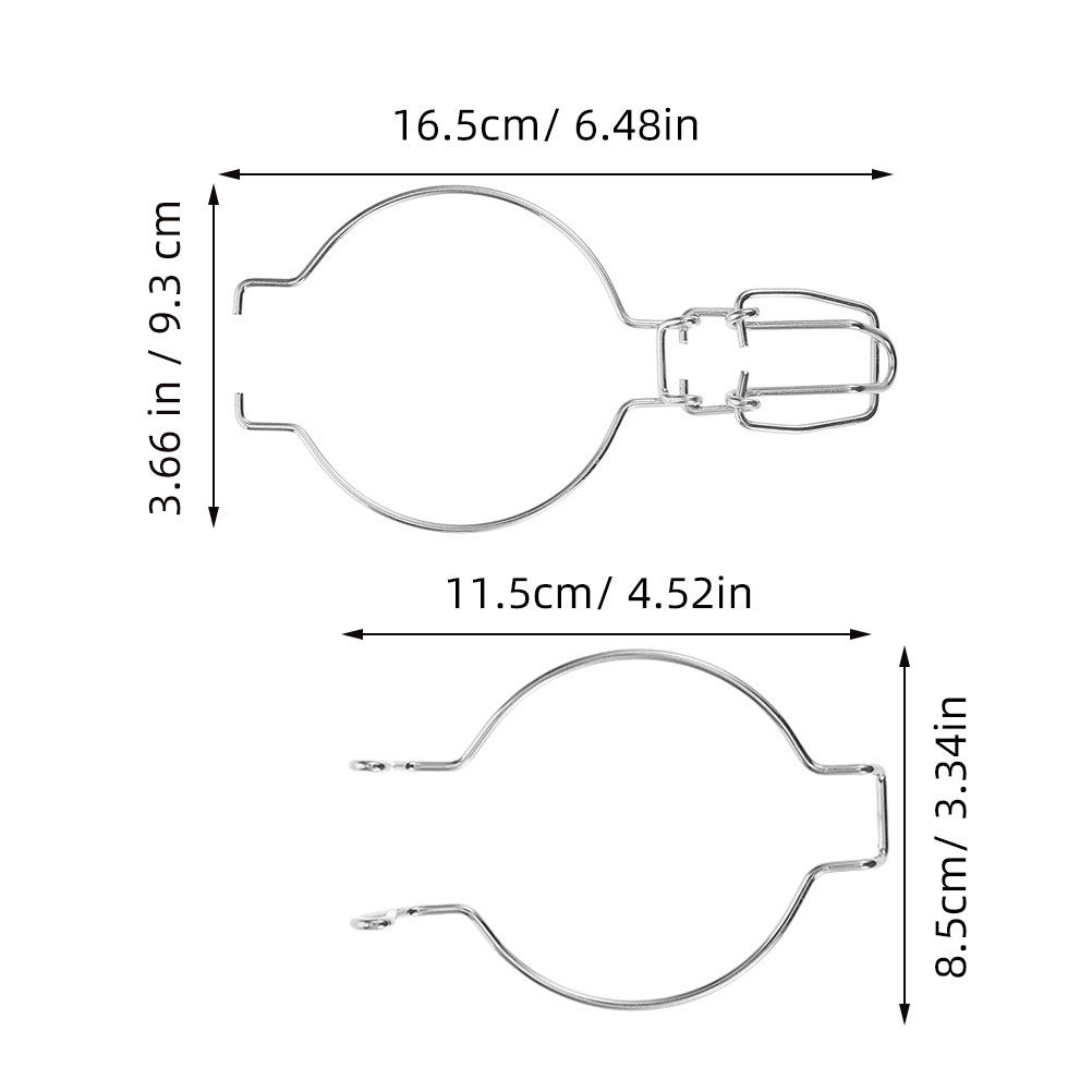 12Pcs Glass Jar Wire Clamps St - Food Storage In Stainless Steel recensie en prijs