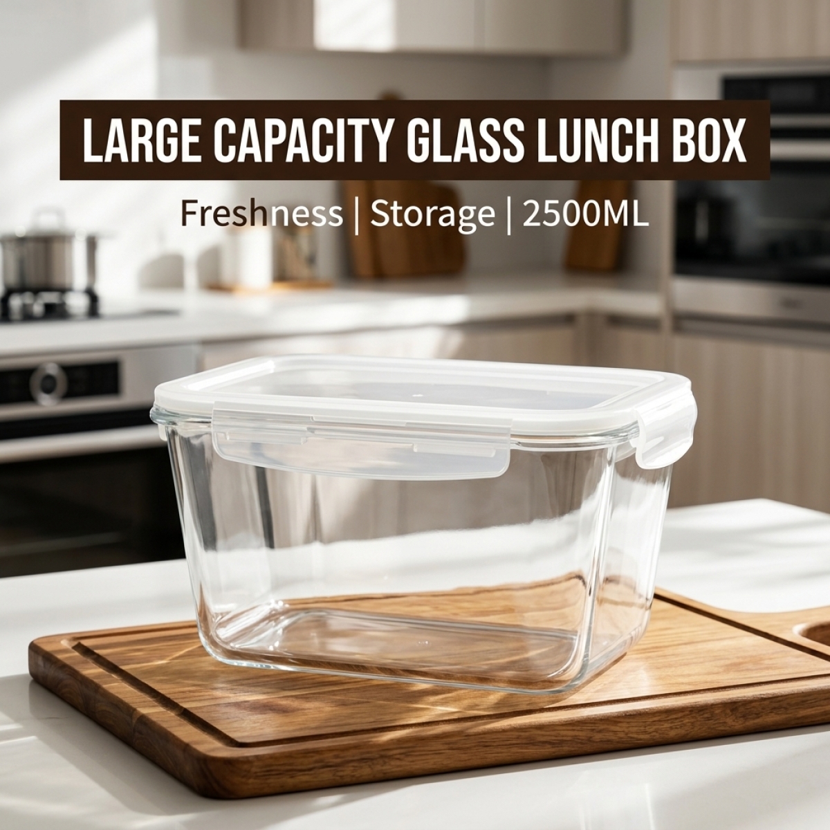 Large Capacity Borosilicate Gl - Food Storage Glass Containers Large recensie en prijs