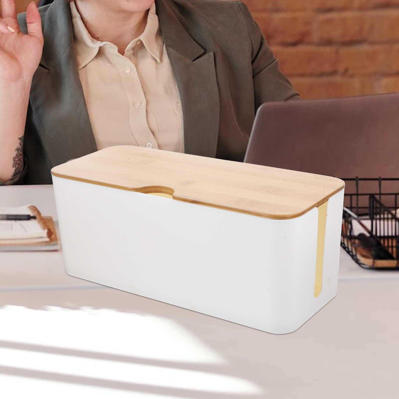 Cable Management Box with Smoo - Food Storage Large recensie en prijs