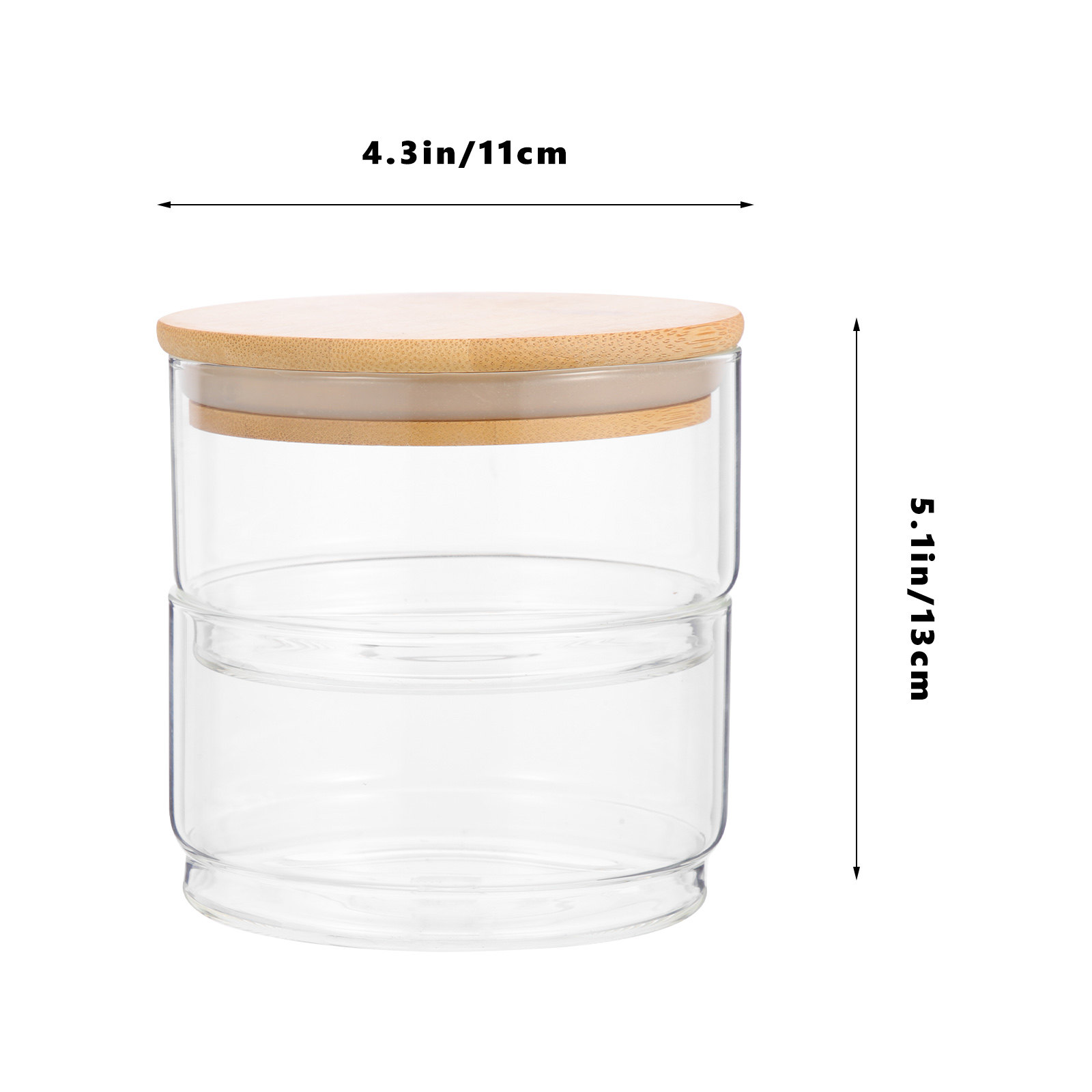 1Set Clear Glass Sealing Jars  - Food Storage Glass recensie en prijs