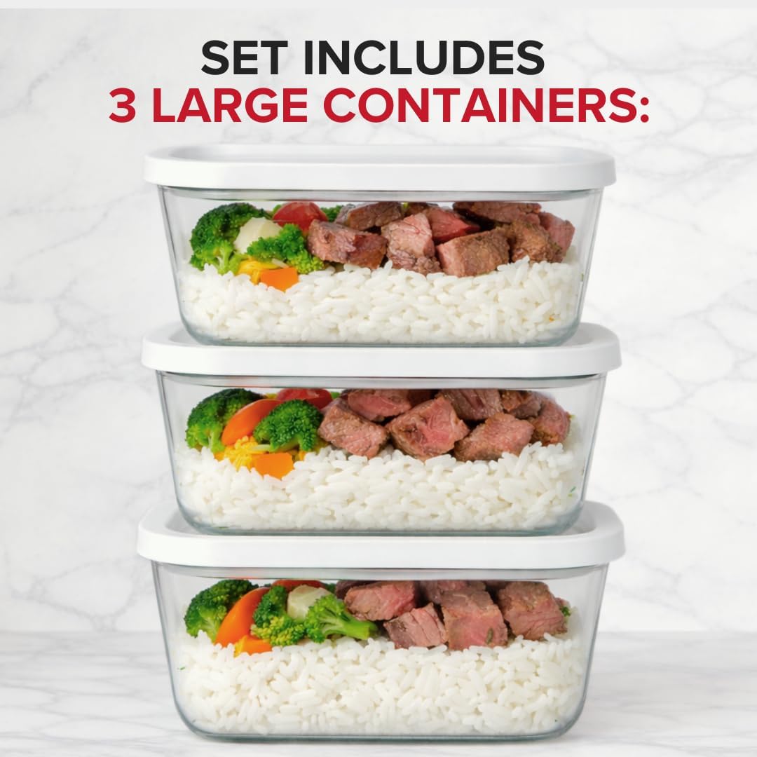 Vacuum Seal Glass Containers S - Food Storage Glass Containers Large recensie en prijs
