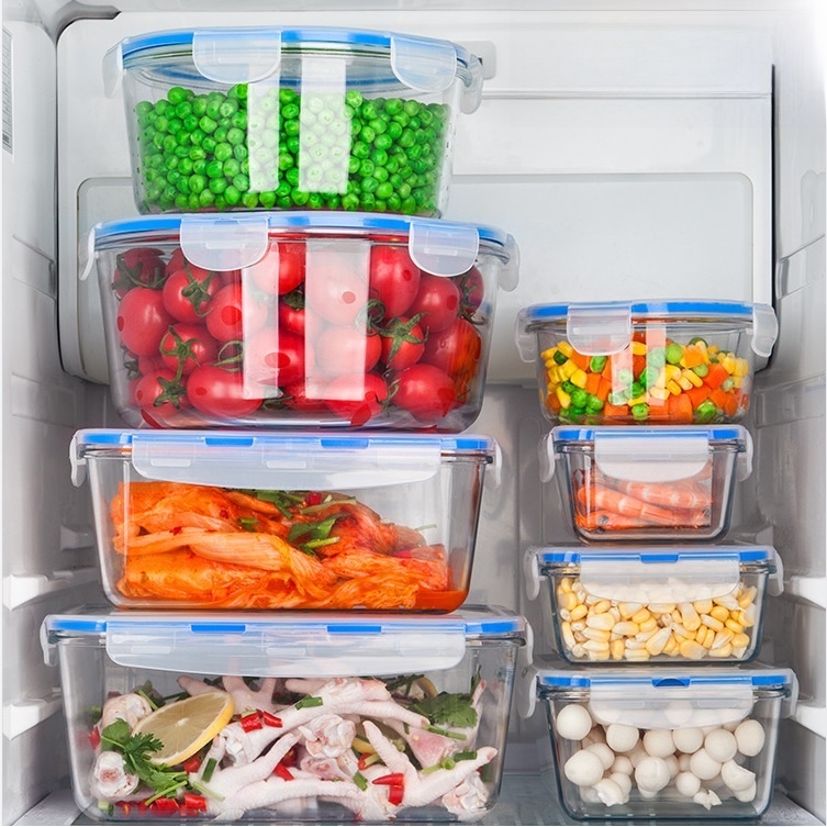 Tempered Glass Food Preservati - Food Storage Glass Containers Large recensie en prijs