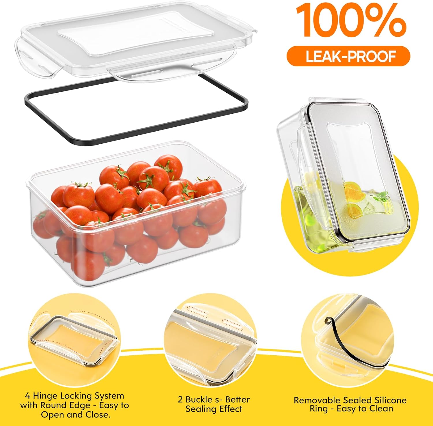 52 PCS Food Storage Containers - Food Storage Containers With Lids recensie en prijs