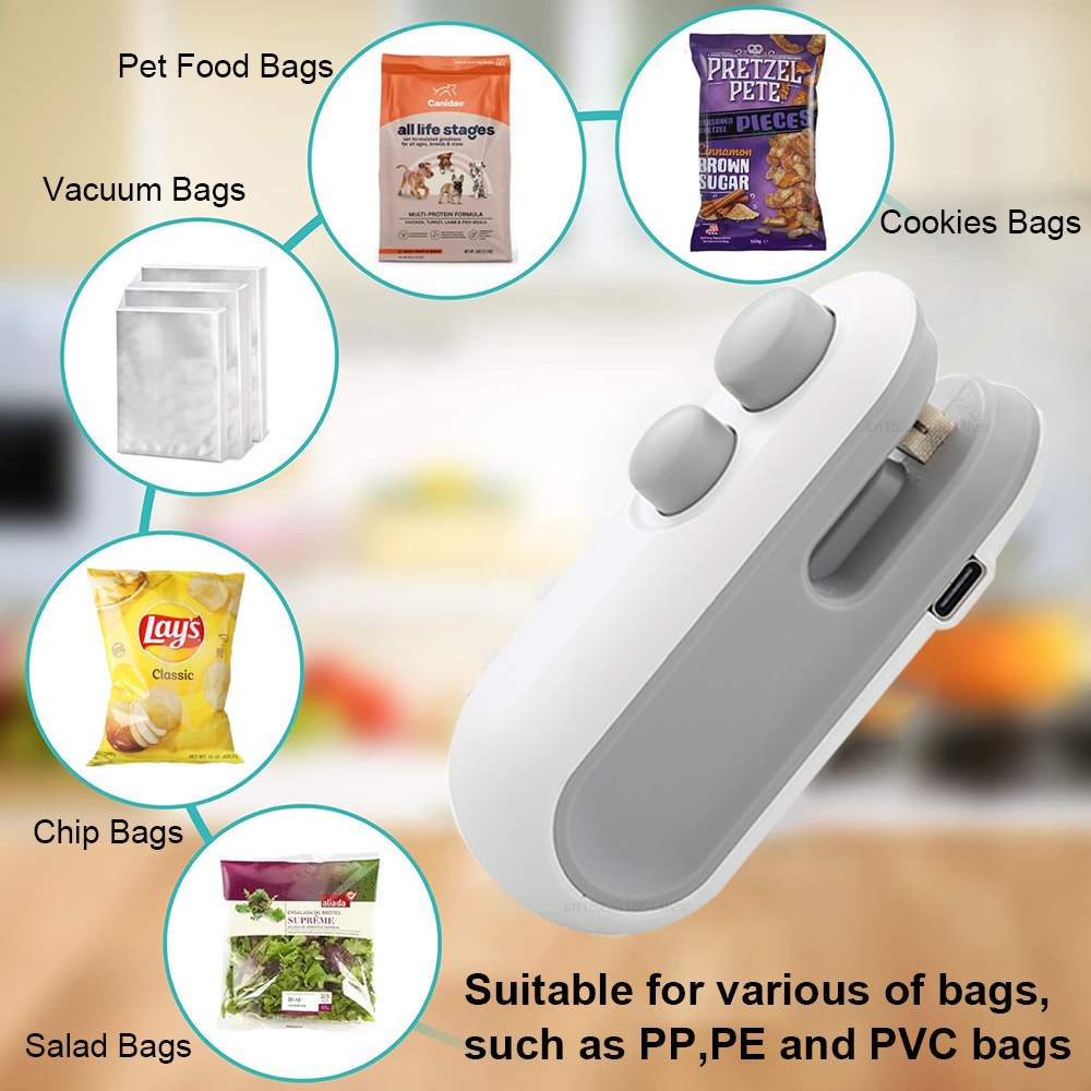 Mini Sealing Machine 2IN1 Heat - Food Storage Zip Lock Bags recensie en prijs