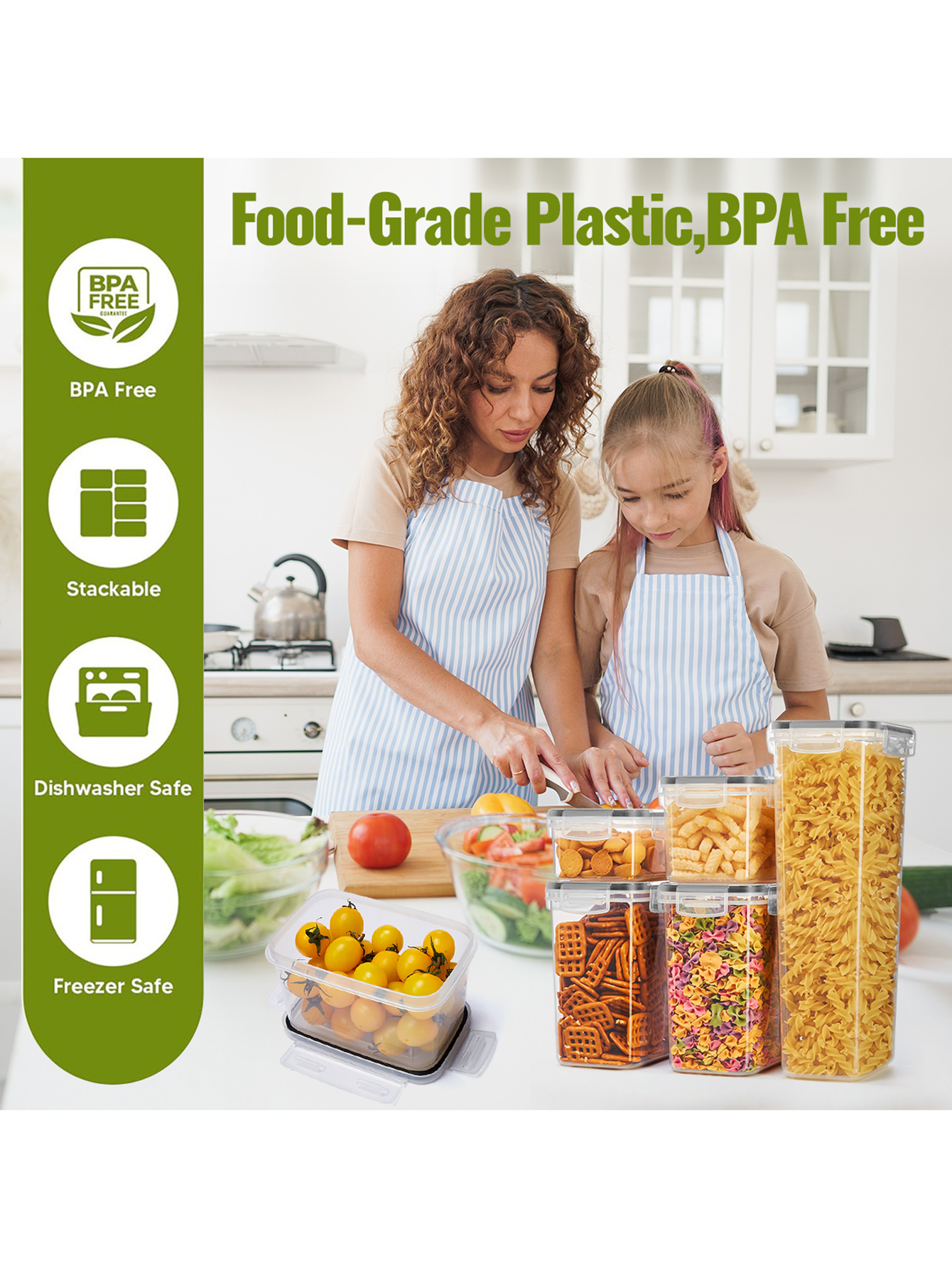 12pcs，Airtight food storage co - Food Storage Jars Plastic recensie en prijs