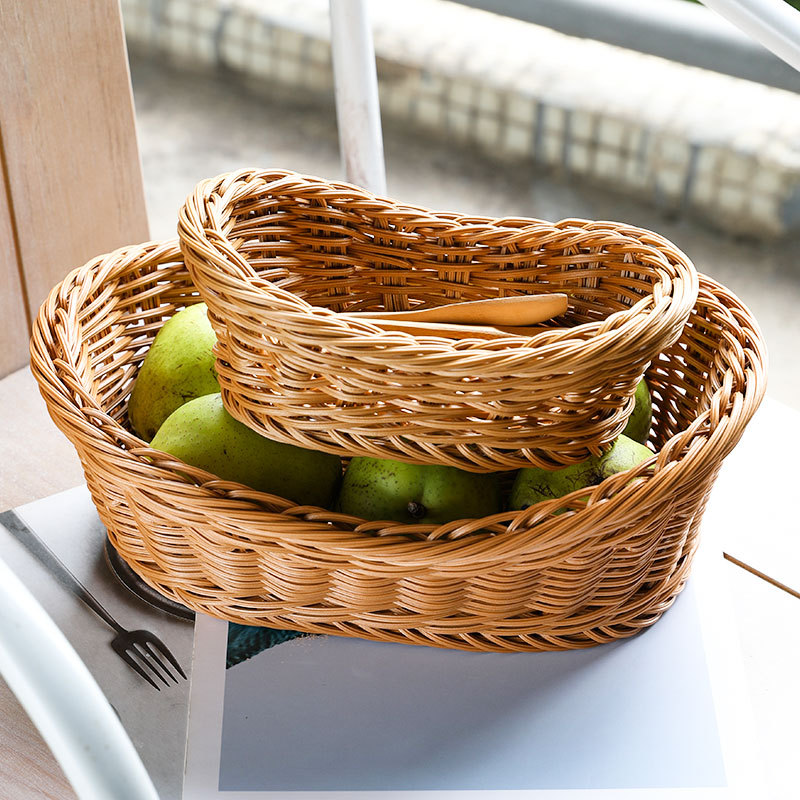 Oval Rattan Woven Storage Bask - Food Storage In Plants recensie en prijs