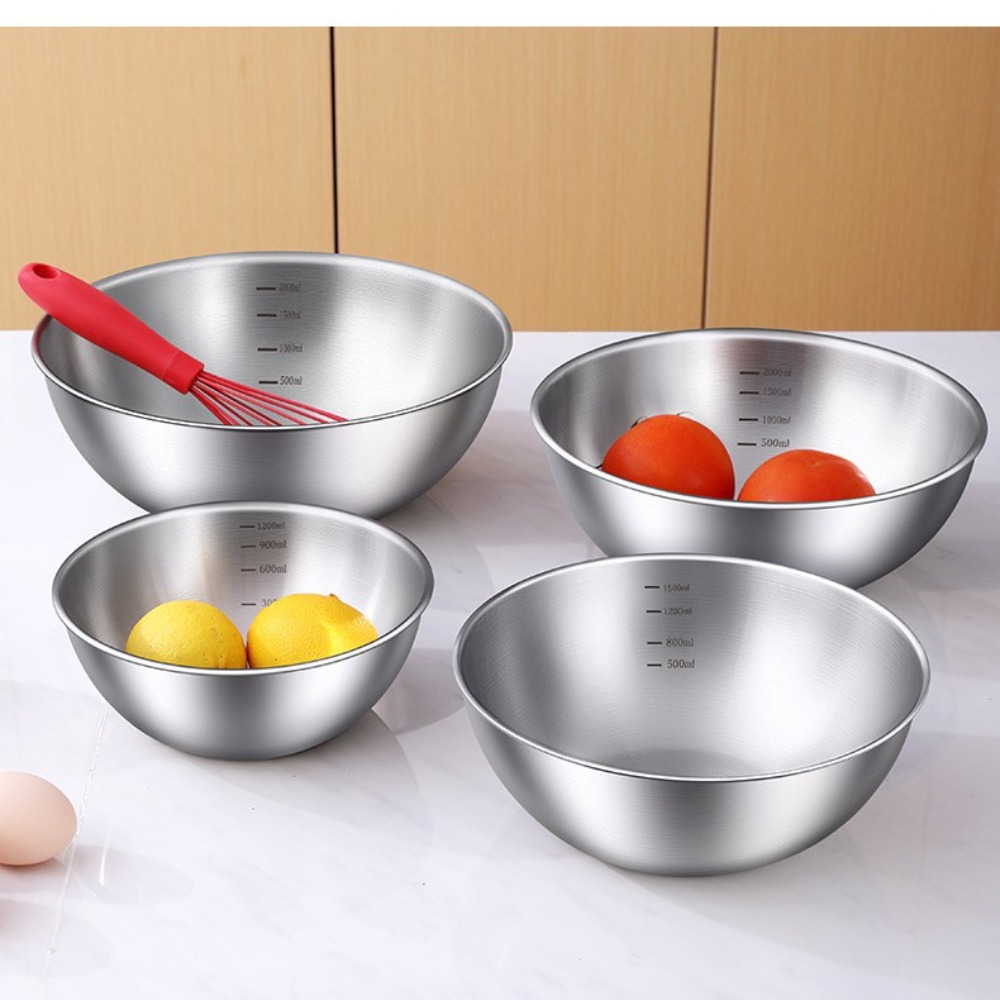 3pcs Stainless Steel Bowl Set  - Food Storage Large recensie en prijs