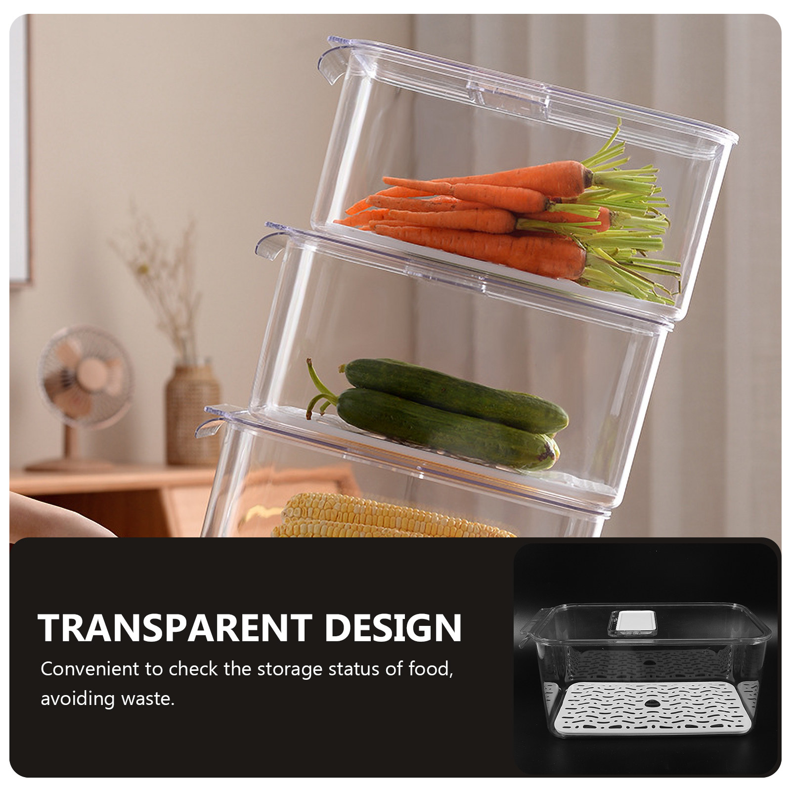 Refrigerator Organizer Bin for - Food Storage Large recensie en prijs