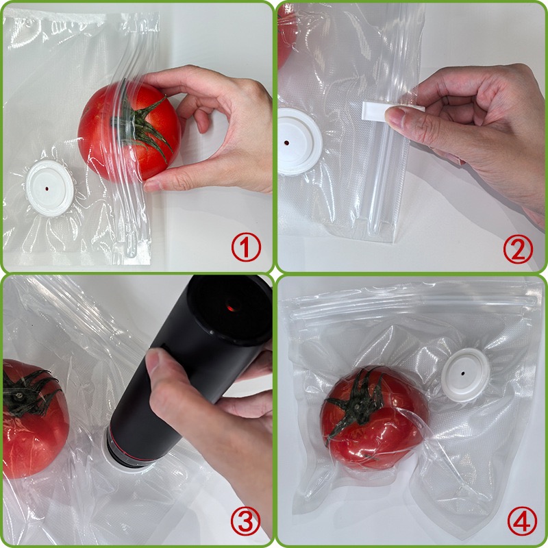 New Reusable Air Vacuum Storag - Food Storage Zip Bags recensie en prijs