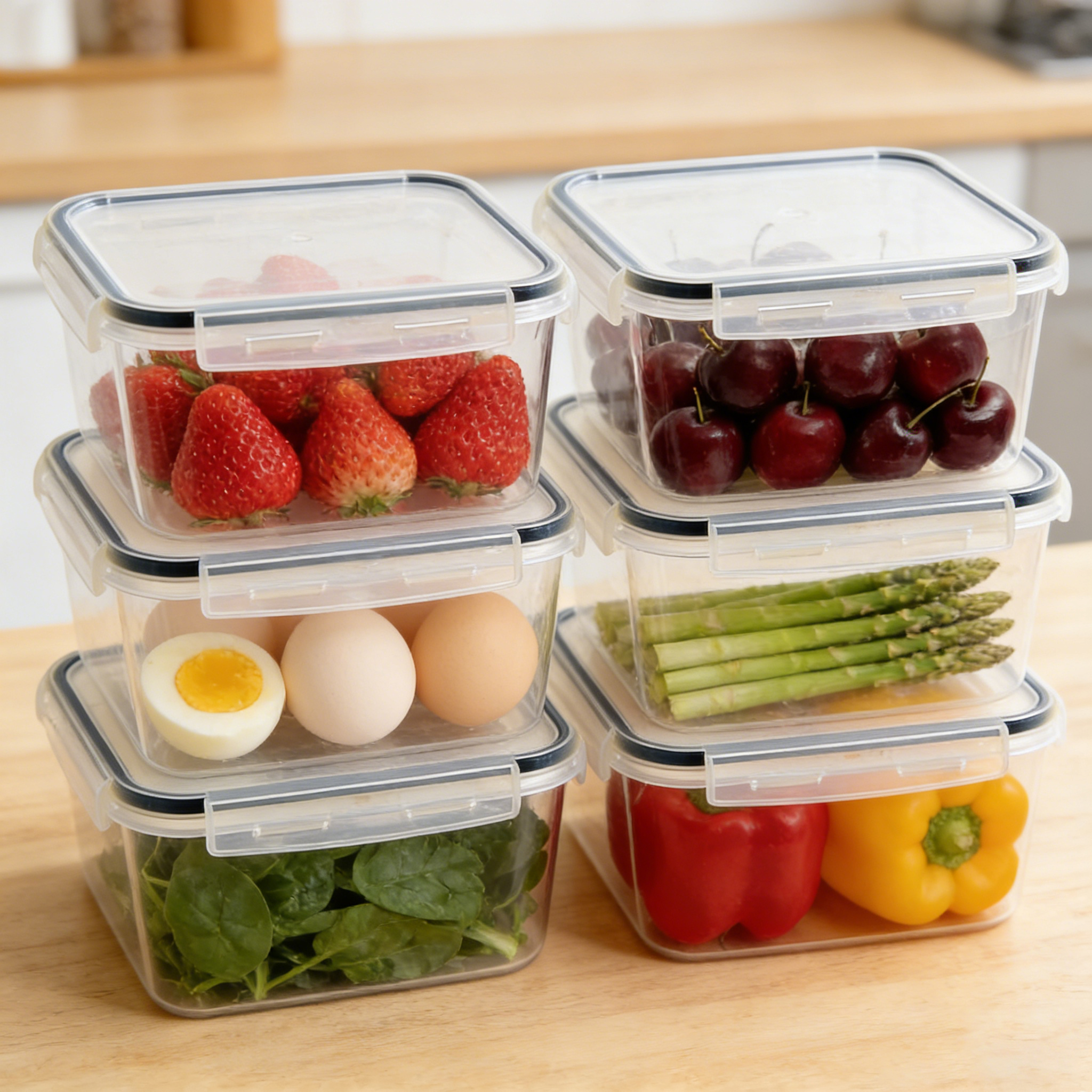 2L  2/4/6/8Pcs Large food cont - Food Storage And Safety recensie en prijs