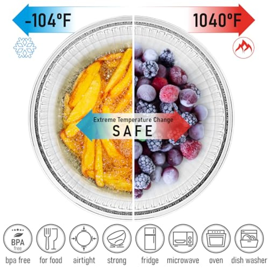 Stackable Space-Saving Set of  - Food Storage In Stainless Steel recensie en prijs