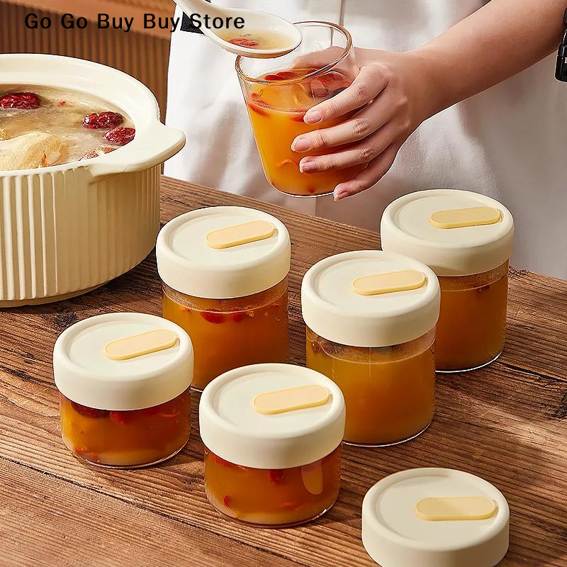 【ST】1Pc 240/400ML Glass Food S - Food Storage Containers With Lids recensie en prijs