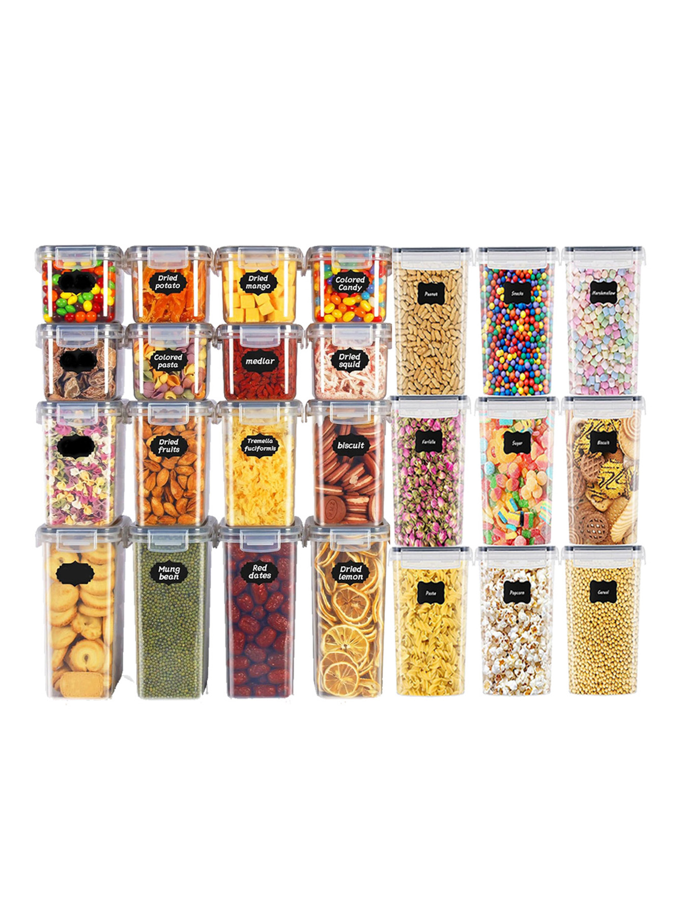 48pcs,Sealed food storage cont - Food Storage Jars Plastic recensie en prijs