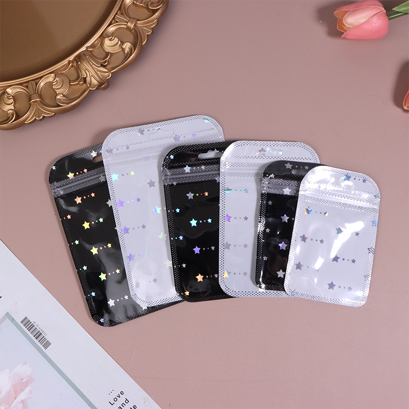 50Pcs Star Ziplock Bag Laser P - Food Storage Zip Lock Bags recensie en prijs