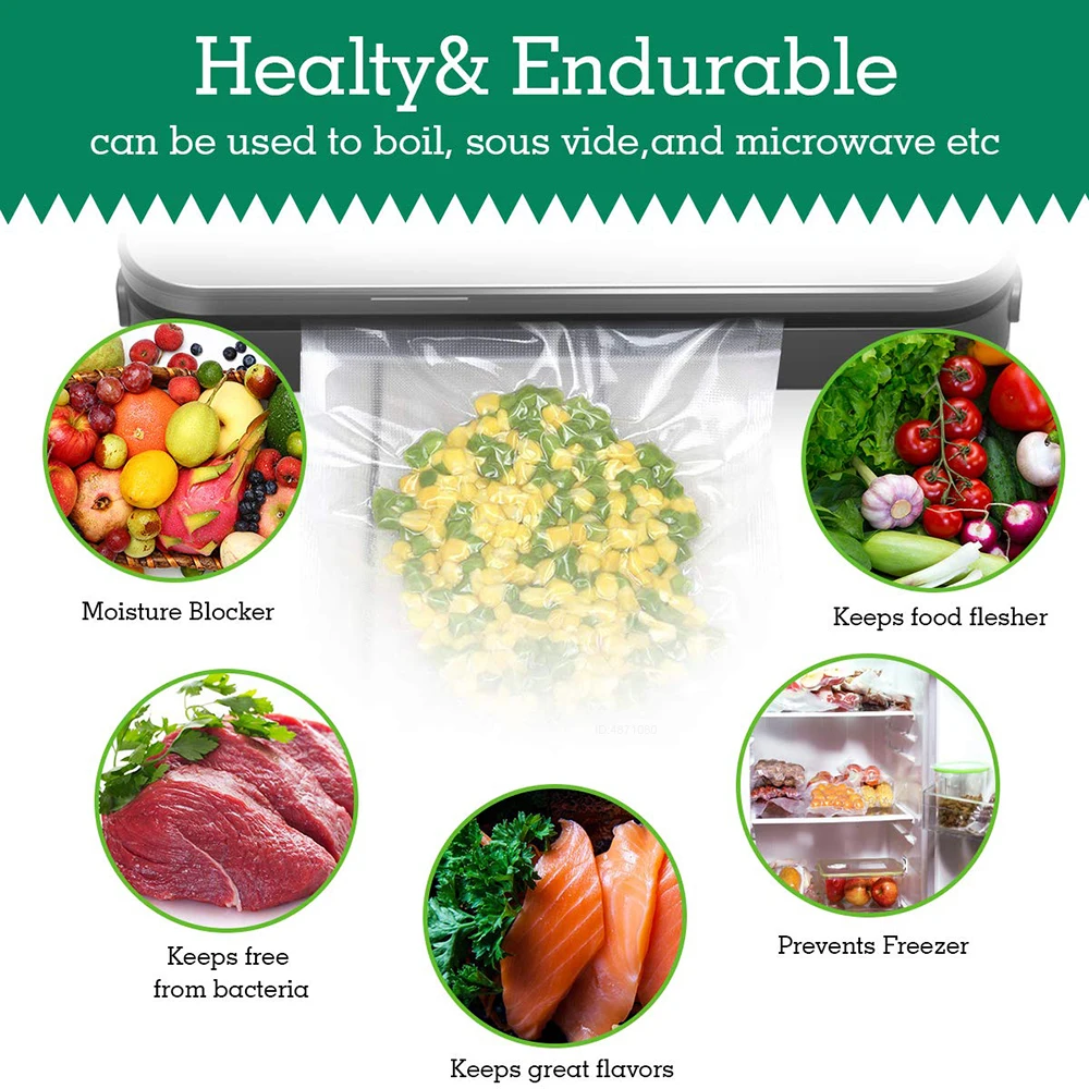 Sous Vide Roll Bags for Vacuum - Food Storage Zip Bags recensie en prijs
