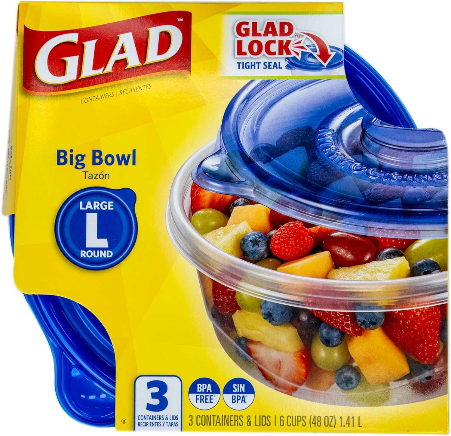 48 oz Round Food Storage Conta - Food Storage Large recensie en prijs