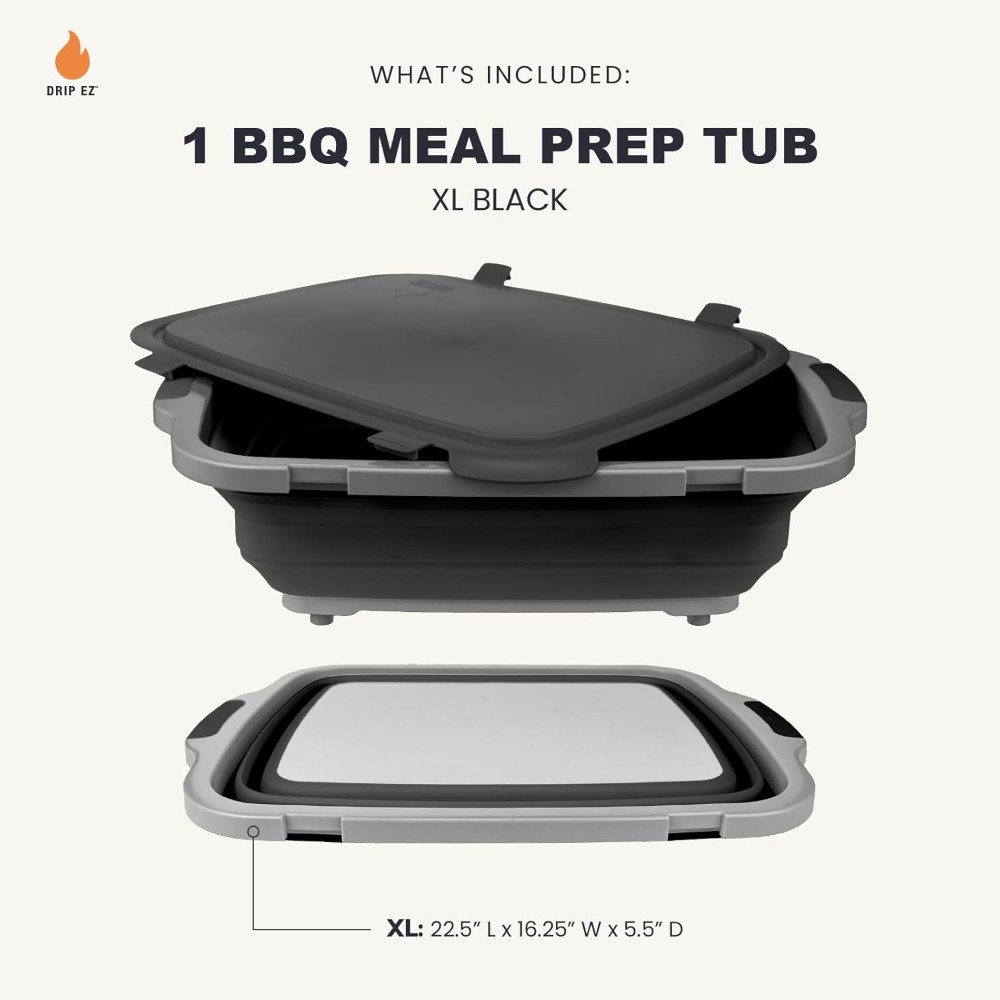 Collapsible BBQ Prep Tub XL -  - Food Storage Meal Prep recensie en prijs