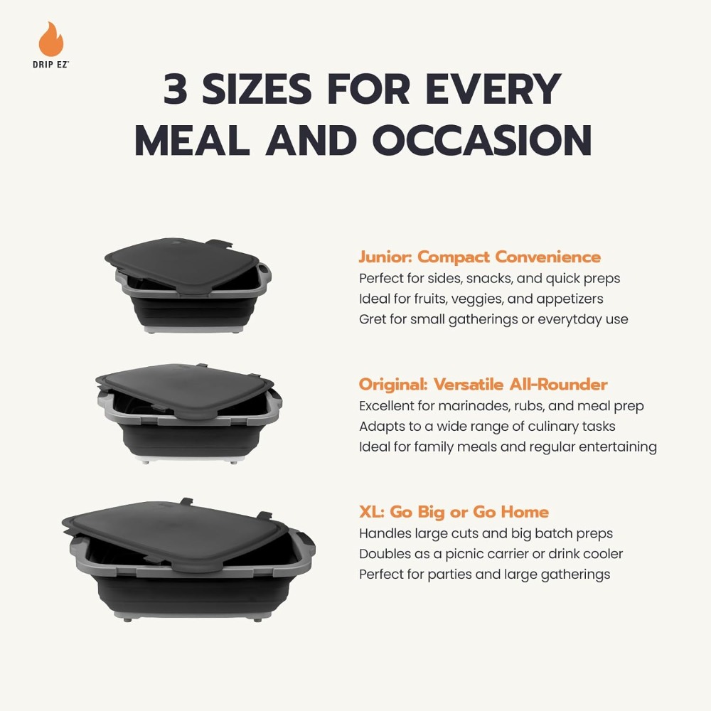 Collapsible BBQ Prep Tub XL -  - Food Storage Meal Prep recensie en prijs